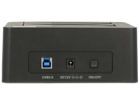 DELOCK Dual Docking Clone Station SATA HDD USB3.0 (62661)