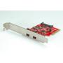 ROLINE PCIe Adapter, USB3.2 Gen2, 2x Type C (15.06.2143)
