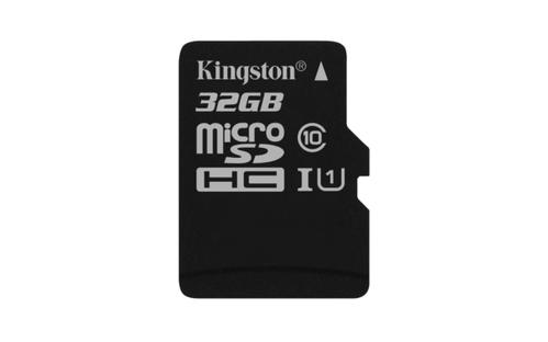KINGSTON 32GB MICROSDHC CANVAS SELECT 80R CL10 UHS-I SP W/O ADAPTER EXT (SDCS/32GBSP)