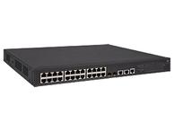 Hewlett Packard Enterprise HPE FlexNetwork 5130-24G-PoE+-2SFP+-2XGT (370W) EI - switch - 24 porter - Styrt - rackmonterbar (JG940A)