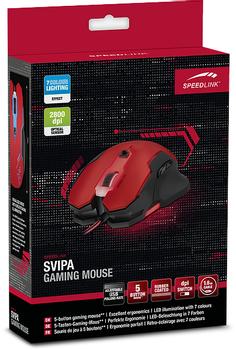 SPEEDLINK SVIPA Gaming Mouse red-black (SL-680000-BKRD)