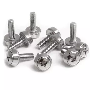 StarTech M5 Mounting Screws for Server Racks and Cabinets - 50 Pack - Screw kit (pack of 50) - CABSCREWS - skruesett (CABSCREWS)