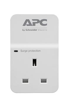 APC SurgeArrest Essential Surge protector AC 230V output connectors 1 United Kingdom white (PM1W-UK)