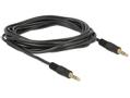 DELOCK Stereo Jack Cable 3.5 mm 3 pin male > male 3 m black (83748)