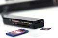 EDNET Multi Card Reader 4-port USB 3.0 SuperSpeed,  Czytnik kart 4-portowy USB 3. (85240)