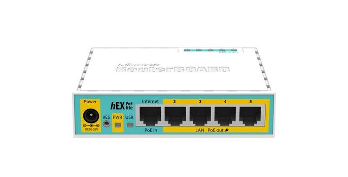 MIKROTIK RouterBOARD hEX PoE lite with (RB750UPr2)