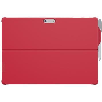 INCIPIO Feather Hybrid - Baksidedeksel for nettbrett - robust - Plextonium,  termoplast-polyuretan (TPU) - rød - for Microsoft Surface Pro 4 (MRSF-092-RED)