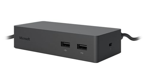 MICROSOFT Docka med 4-USB3.0 2-miniDP GLAN och ljud till Microsoft Surface Dock Pro 3-/Book 1-/Laptop 1- SVART (PF3-00007)