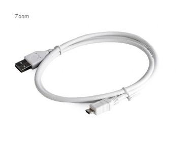 GEMBIRD micro USB 2.0 cable AM-MBM5P 1m, white (CCP-MUSB2-AMBM-W-1M)