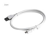 GEMBIRD micro USB 2.0 cable AM-MBM5P 1m, white (CCP-MUSB2-AMBM-W-1M)