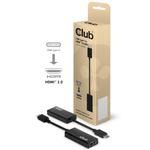 CLUB 3D USB 3.1 Type C til HDMI 2.0 3D aktiv (CAC-1504)