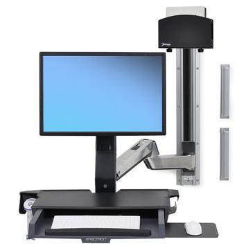 Ergotron StyleView Sit-Stand Combo Extender - Short monteringskomponent - sølv (97-858-026)