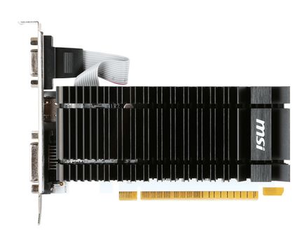 MSI GeForce GT 730 2GB DDR3 64bit Dual Slot D-Sub DVI HDMI (N730K-2GD3H/LP)