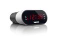 LENCO Cr-07 Clock Black, White (CR07 WHITE)
