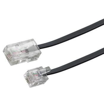 SCHWAIGER Modem-Kabel RJ11 6P2C -> RJ45 8P2C 6m schwarz (TAL6632533)