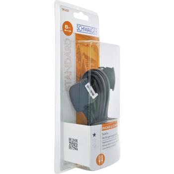 SCHWAIGER Telefonkabel Verl. TAE-F 6 (TVL6221533)