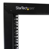 StarTech 42U Mobile Open Frame Network Rack with Wheels- 663lbs - 2 Post 19" Portable Rack for Computer, AV, Media, IT Equipment (2POSTRACK42) - rack - 42U (2POSTRACK42)