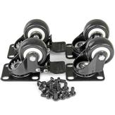 StarTech 42U Mobile Open Frame Network Rack with Wheels- 663lbs - 2 Post 19" Portable Rack for Computer, AV, Media, IT Equipment (2POSTRACK42) - rack - 42U (2POSTRACK42)