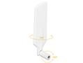 DELOCK LTE-Antenne Delock SMA 1, 0-4, 0dBi drehbar weiß (12430)
