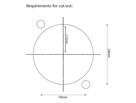DELOCK Keystone Halterung 1 port for D-Type (86275)