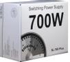 INTER-TECH SL-700 PLUS POWER SUPPLY 1X20+4PIN 1X4+4PIN 120MM (88882141)