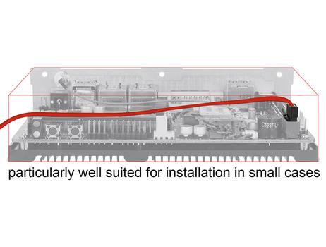 DELOCK SATA FLEXI kabel, 6Gbps, lås clips, 10cm, röd (83832)
