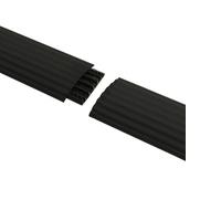 ADAM HALL Defender Office Gulvkanal 4-Ch Sort L:870mm B:120mm H:21mm (85160)