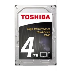 TOSHIBA X300 Performance - Hard drive - 4 TB - internal - 3.5" - SATA 6Gb/s - 7200 rpm - buffer: 128 MB (HDWE140UZSVA)