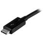 STARTECH "0,5m Thunderbolt 3 40Gbps USB-C Cable - Thunderbolt,  UDB, DP" (TBLT34MM50CM)