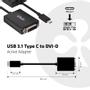 CLUB 3D USB 3.1 Typ C til DVI-D aktiv (CAC-1508)