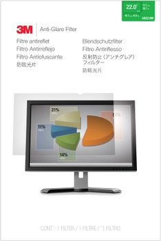 3M skærmfilter Anti-Glare til desktop 22,0 widescreen (7100084931)