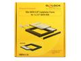 DELOCK hard drive frame  2,5" SATA hard drive to 5,25", 9,5mm, black (62669)