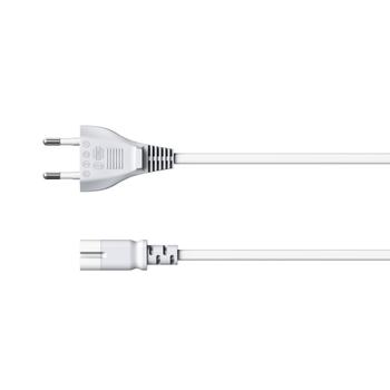 HAMA Euro Mains Lead for Play3/ Play5 White 5.0m (00118024)