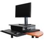 STARTECH ERGONOMIC SIT-TO-STAND WORKSTAT ION ONE TOUCH HEIGHT ADJUSTMENT ACCS (ARMSTS)