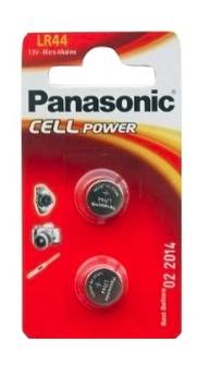 Panasonic LR-44EL/ 2B batteri - 2 x LR44 - Alkalisk (LR-44EL/2B)