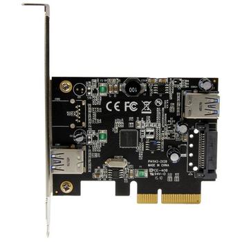 STARTECH 2PORT PCI EXPRESS USB 3.1 GEN 2 CARD W/ EXT + INT PORTS 10GBPS CARD (PEXUSB311EI)