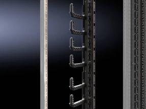 RITTAL Netværksskab-kabelføring 5502.115 Sort - (Fjernlager - levering  2-4 døgn!!) (5502115)