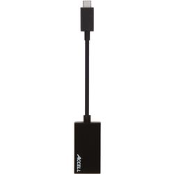 ACCELL USB-C - VGA Adapter, 2560x1600 i 60Hz, DP ALT mode, 0,15m, svar (U187B-004B)