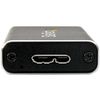 STARTECH USB 3.1 (10Gbps) mSATA Drive Enclosure - Aluminum	 (SMS1BMU313)