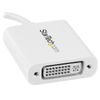 STARTECH USB-C to DVI Adapter - White	 (CDP2DVIW)