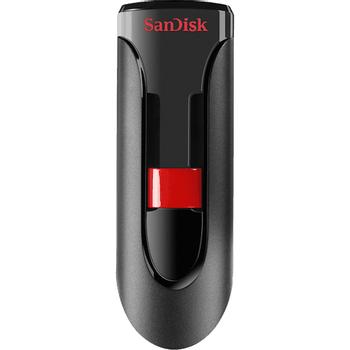 SANDISK k Cruzer Glide - USB flash drive - 256 GB - USB 2.0 - black, red (SDCZ60-256G-B35)