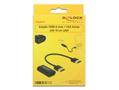 DELOCK 0.15m, HDMI/VGA (65667)
