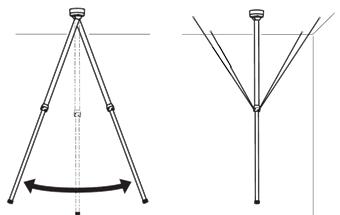 AXIS T91B50 TELESCOPIC CEIL MNT (5507-451)
