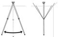AXIS T91B50 TELESCOPIC CEIL MNT (5507-451)