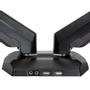 STARTECH DUAL MONITOR MOUNT WITH 2-PORT USB AND AUDIO PASS-THROUGH ACCS (ARMSLIMDUO)