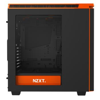 NZXT computer case H440 black-orange with window (CA-H442W-M0)