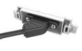 VISION HDMI module - female socket on front with tail at rear with female connector - HDMI v2.0 - 4K at 30 hz - AWG 28 - total length 200 mm - fixes into Techconnect surrounds - plastic - white (TC3 HDMI)