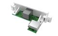 VISION USB B (on front) to A module - "a" type socket on the rear and square "b" type socket on the front - USB 3.0 backward compatible with 2.0 - fixes into Techconnect surrounds - plastic - white (TC3 USBB)
