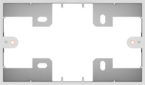 VISION Techconnect 2-Gang Backbox (TC3 BACKBOX2G)