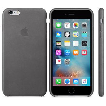 APPLE iPhone6s Plus Leder Case (sturmgrau) (MM322ZM/A)